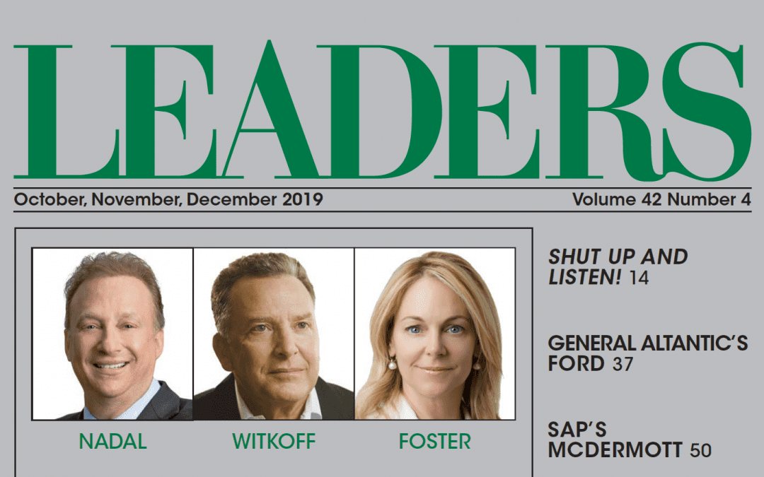 Leaders Magazine, Fall 2019 | Miles S. Nadal on The Power Of Human Capital